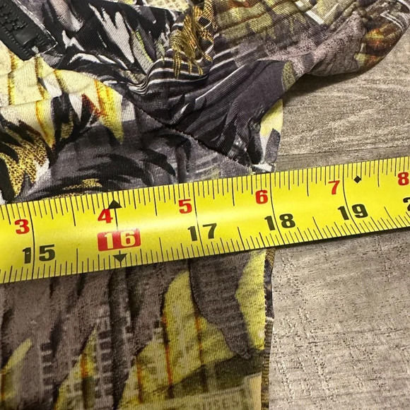 TopShop City Landscape Floral Print Dress in US 12 Bodycon Midi - Picture 6 of 6